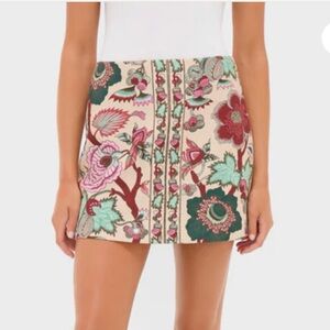 Tuckernuck Multicolor Floral Mini Skirt